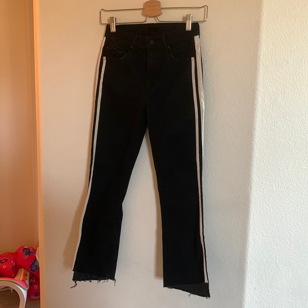MOTHER flare cropped jeans